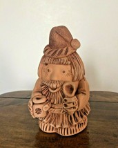 Fairytale Gnome, Vintage ceramic figurine, Terracotta / Red clay Farmhose decor - £32.47 GBP