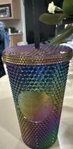 Starbucks Fall 2023 Oil Slick Studded 16oz Cold Cup Tumbler - $18.53