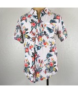 Batman Classic TV Series Button-Front Shirt Mens Large Hawaiian Aloha Tr... - £23.62 GBP