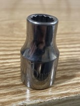Vintage Craftsman 1/2&quot; Drive 10MM 12 Point Shallow Socket Inverted G 44232  USA - £10.91 GBP