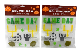 Football Game Day Referee Goal Gel Window Clings, 2-Pack - $12.86