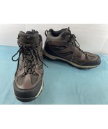 Eddie Bauer Boots Men 13 M Graham Shoes Black Brown Leather Hiking Water... - $630.04 MXN