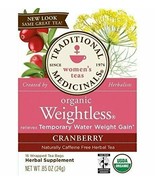 Traditional Medicinals Organic Weightless Tea Cranberry, 16 Bags - £8.53 GBP