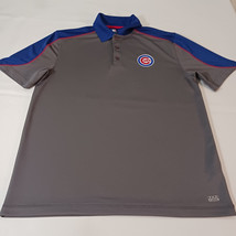 TX3 Cool Cubs TWPL Men&#39;s Gray &amp; Blue Short Sleeve Polo Shirt Embroidered... - $21.77