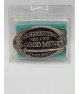 C&amp;J 1141 U.S. Marine Corps Need a Few Good Men Semper Fidelis Belt Buckls - £10.22 GBP