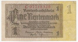 Alemania, 1 Reichsmark, 1937, P173b, XF - $12.62