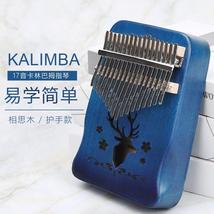 17 tone thumb instrument Kalimba beginner&#39;s Finger Piano portable instru... - £70.31 GBP