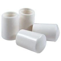 Furniture Leg Tip, White Vinyl, 5/8-In., 4-Pk. - $319.29 MXN