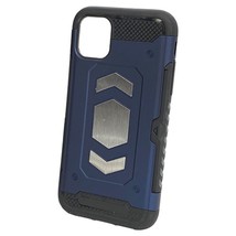 Card Holding Slim Armor Style Case Cover for iPhone 11 Pro Max 6.5″ BLUE - £6.12 GBP