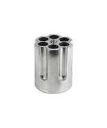 Caliber Gourmet Revolver Cylinder Pen Holder Aluminum Silver - £13.04 GBP