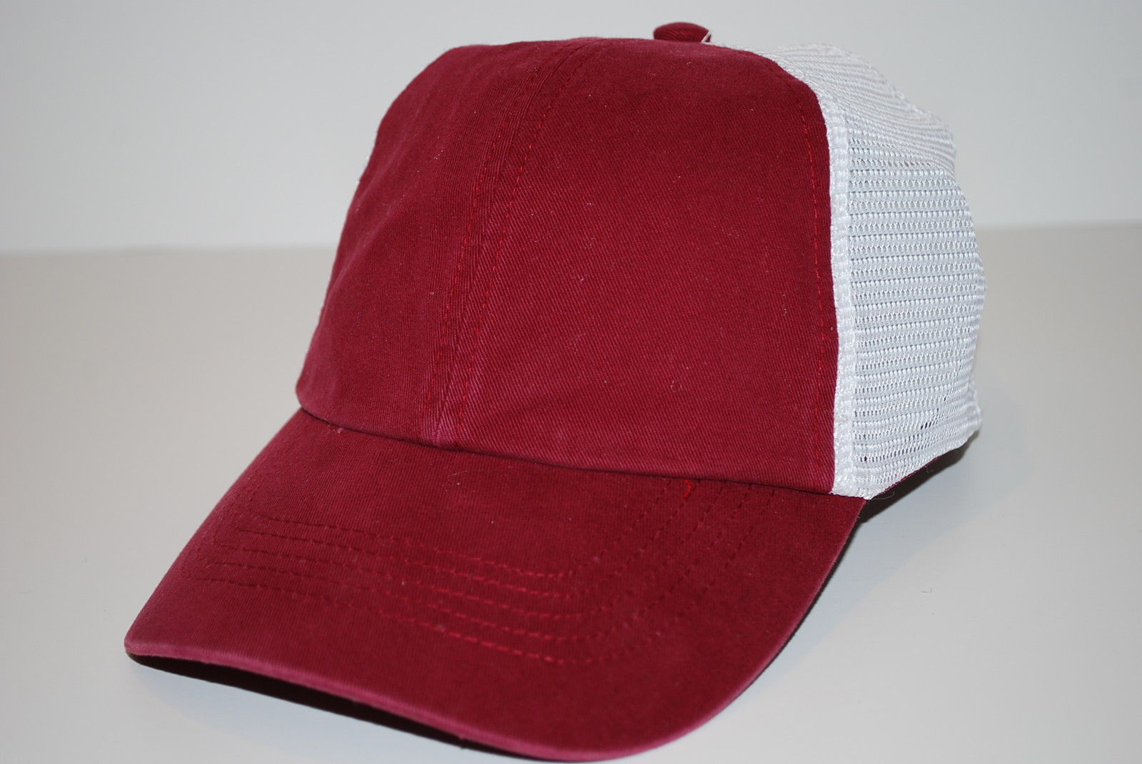 Nike Bauer Blank Adjustable Relaxed Fit Mesh back Burgundy Hockey Cap Hat