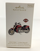 Hallmark Keepsake Ornament Harley Davidson Motorcycle 2010 VRSC V-Rod Muscle New - £20.20 GBP