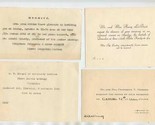 10 Cocktail Party &amp; Concerts Invitations Budapest Hungary 1945 1946 - $47.52