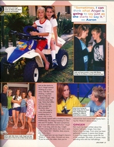 Aaron Carter barefoot singer 11"x8" Teen Magazine Pinup Mini Poster Clip... - $6.94