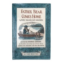 Vintage Little Bear Father Bear Comes Home Minarik Maurice Sendak HCDJ 1959 - £15.03 GBP