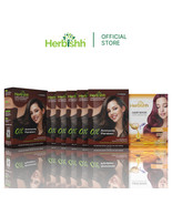Herbishh Hair Care Permanent Color Dye Shampoo 5 pcs - 30ml - Dark Brown - $7.99