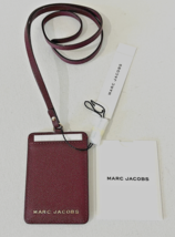 New Marc Jacobs Lanyard ID Holder Pomegranate - £41.94 GBP