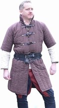Thick Padded Gambeson Protective armor Aketon Jacket cosplay armor larp Hallowee - £86.55 GBP+