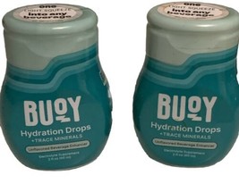 Lot Of 2 Buoy Electrolyte Drops 40 Servings No Sugar No Sweeteners Trace Mineral - $24.30