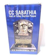 NY Yankees 2025 CC Sabathia Replica Hall of Fame Plaque MINT IN BOX - €21,46 EUR