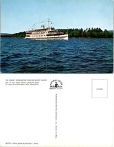New Hampshire Lake Winnipesaukee Mount Washington Sandy Island Vintage Postcard - £7.36 GBP