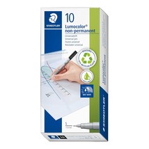 STAEDTLER Lumograph Non-Permanent Wet Erase Marker Pen, Extra Fine Tip, ... - $38.99