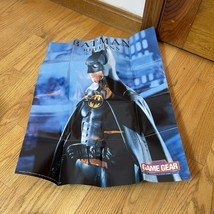 Batman Returns Poster 1992 Sega Game Gear Insert 22&quot;x16.5&quot; Promo Poster ... - £3.35 GBP