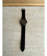 Accutime Watch Japan Movement Leather Band RTE 4ME 0419 - $38.48