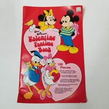 Disney Valentine Funtime Book WDP Decor Games Postcards Mickey Donald Vi... - $14.85