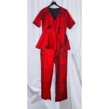 Halloween Costume Stilt Tall Adult Red Performer Theme Park Stilt 37 Inseam - £48.37 GBP