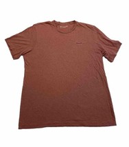 Travis Mathew Short Sleeve T-shirt Heather Red Soft Pima Cotton Mens XL  - £9.29 GBP