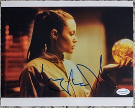 LAURA CROFT TOMB RAIDER! Angelina Jolie Signed Autographed 8x10 Photo ACOA! - £177.83 GBP