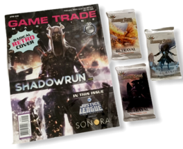 GTM Game Trade Magazine Retro Cover 240 Feb 2020 + 3 Argent Saga Betrayal Packs - £13.41 GBP