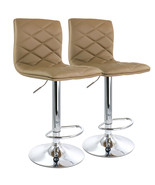 Elama 2 Piece Adjustable Diamond Tufted Faux Leather Bar Stool in Camel ... - €145,67 EUR Elama 2 Piece Adjustable Diamond Tufted Faux Leather Bar Stool in Camel ... - €145,67 EUR