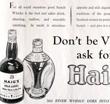 1952 Haig Scotch Whiskey Advertisement Sphere UK Scotland Distillery DWLL6 - $19.99 1952 Haig Scotch Whiskey Advertisement Sphere UK Scotland Distillery DWLL6 - $19.99
