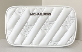 New Michael Kors Rose Belt Bag Quilted Vegan Leather Optic White - £56.87 GBP