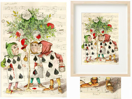 Alice In Wonderland By Juanjo De Julián, Numbered And Signed J1G - £18.51 GBP