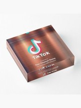 TikTok Award Plaque with the  Play Button for your YouTube Channel - $55.00