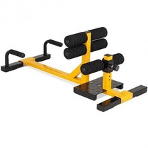 3-in-1 Sissy Squat Ab Workout Home Gym Sit-up Machine - Color: Yellow - $140.49