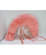 The Manatee Toy Co Pink Shrimp Stuffed Animal 10&quot; Realistic Rare Made in... - £29.41 GBP