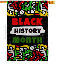 Celebrate Black History House Flag Lives Matter 28 X40 Double-Sided Banner - £29.24 GBP