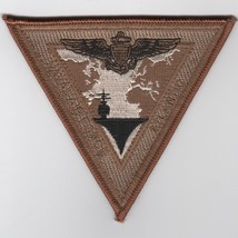 4&quot; Usn Navy Naval Air Force Atlantic Triangle Desert Embroidered Jacket Patch - £27.96 GBP