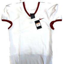 Nike Mens Team Vapor Untouchable Football Jersey AO4800-104 White Maroon Size L - £23.98 GBP