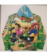 Super Mario Bowser Luigi Yoshi Nintendo 3D all over print pullover hoodi... - $26.39 CAD