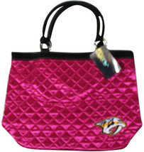 New Nashville Predators Pink Quilted Hobo Bag Purse Nhl Hockey Nwt Free Shipping - £17.61 GBP