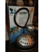 Thermos Deluxe Grill Light w/Food Timer &amp; Digital Radio-NIB-Cordless-Fre... - $34.99