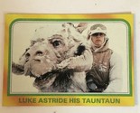 Vintage Star Wars Empire Strikes Back Trade Card #326 Luke Astride His T... - £1.54 GBP