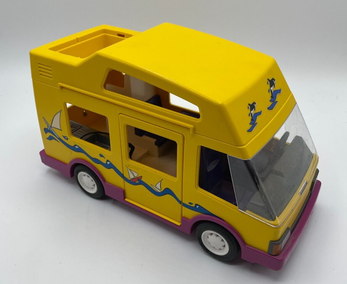 Playmobil Family Camper Vintage 1997 Geobra  Accessory Toy Car Children's Toy - $9.49