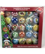 Hallmark Disney Countdown to Christmas Fillable Ornament Set - $35.00