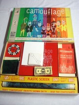 Camouflage Board Game #4009 1961 Milton Bradley A Game of Fun, Skill, Pe... - £15.71 GBP